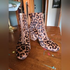 Madewell Calf Hair Heeled Boots